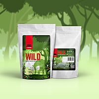 WILD 200g ROBUSTA, ARABICA BLEND ( 70:30 )  - Freshly Roasted Ground Coffee