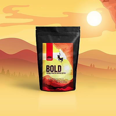 BOLD 250g 100% ROBUSTA - Freshly Roasted Ground Coffee