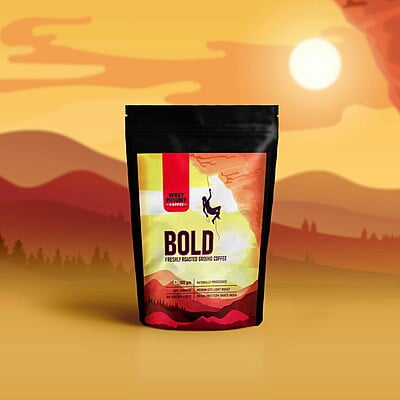 BOLD 100G 100% ROBUSTA - FRESHLY ROASTED GROUND COFFEE