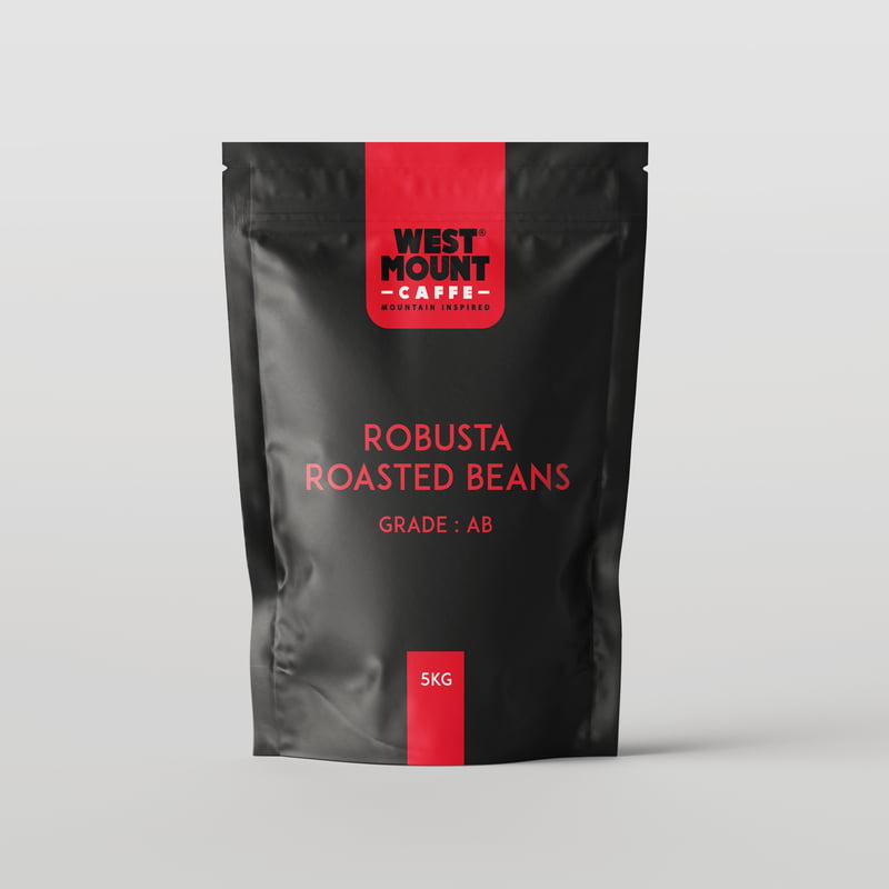 ROBUSTA_GRADE_A/B_ROASTED_BEAN_5KG BAG