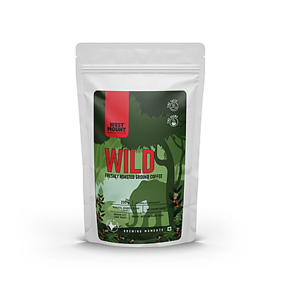 WILD 200g ROBUSTA, ARABICA BLEND ( 70:30 ) - Freshly Roasted Ground Coffee WILD 200g ROBUSTA, ARABICA BLEND ( 70:30 ) - Freshly Roasted Ground Coffee